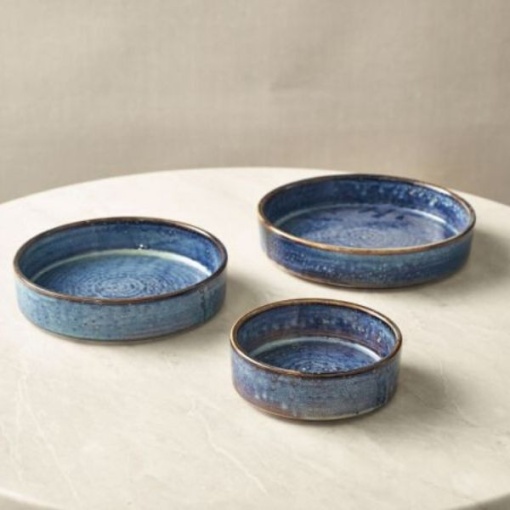 Bol prezentare Terra Porcelain Aqua Blue 18cm PB-PBL18 - Img 2