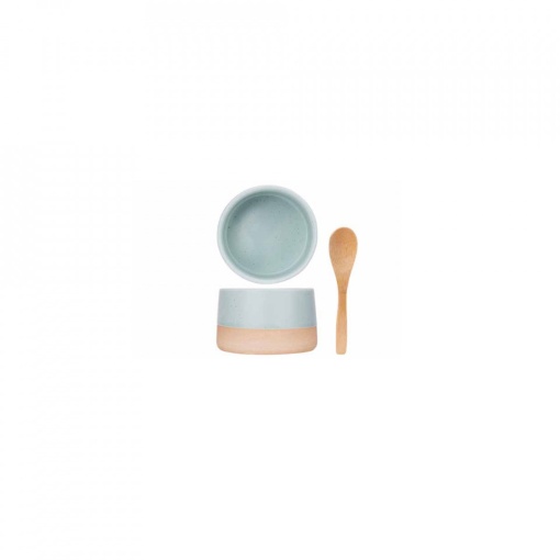 Bol tapas/mezze+lingurita albastru Dela 9,5x5,5cm 5918008 - Img 2