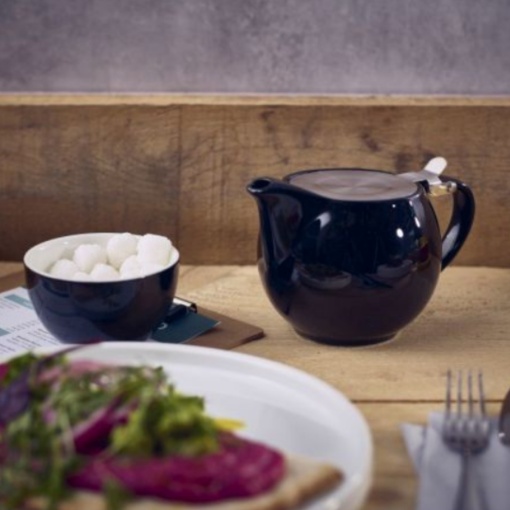 Ceainic portelan Genware Black 500ml 395950BK - Img 2