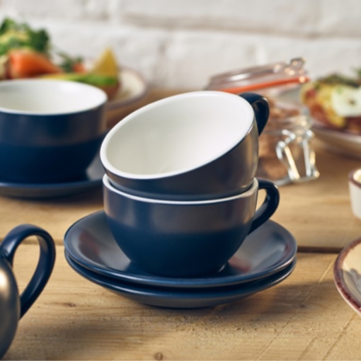 Ceasca cafea Genware Matt Blue 175ml 322118MBL - Img 2