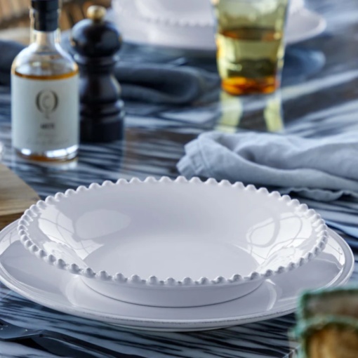 Farfurie paste Pearl White 24cm 613ml PEP241-WHI - Img 2