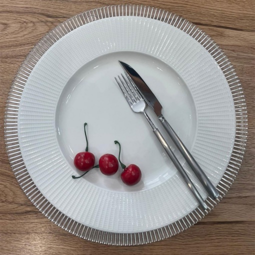 Farfurie sticla charger suport ARIA 35cm 8870.1 - Img 2