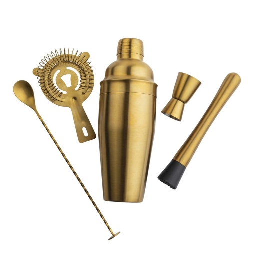 Kit bar 5 piese otel inoxidabil gold 11779 - Img 2
