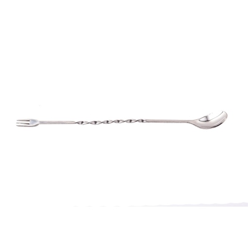 Lingura bar cu furculita inox 31cm H503K - Img 4