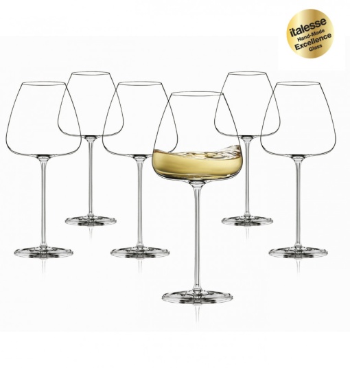 Pahar vin alb hand made T-Made 55, 560ml 3301FG - Img 3