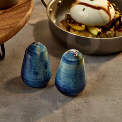 Solnita sare/piper Genware Terra Aqua Blue SS-PBL8 - Img 2