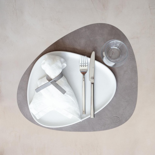 Table mat Curve Nomad Grey Nupo L 37x44cm 990234 - Img 2