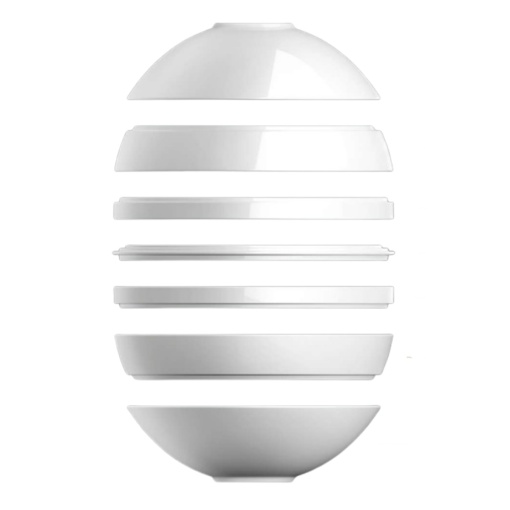 Bol 2 persoane white La Boule Iconic 240x240x235cm 10-1665-9080 - Img 2