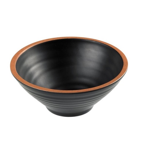 Bol melamina negru 23x9cm T8232 - Img 2