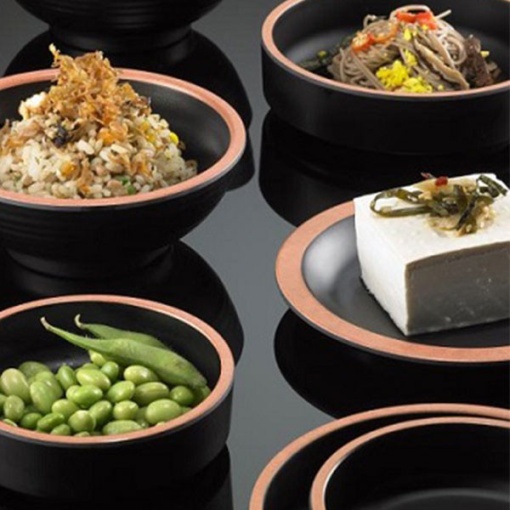 Bol melamine negru 11,7x3cm T8236 - Img 3