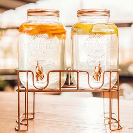 Dublu dispenser cu stand cupru 2X3,5L 5972725 - Img 2