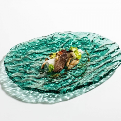 Farfurie fel principla MAR GREEN 28X25cm XGLAS-2825V - Img 2