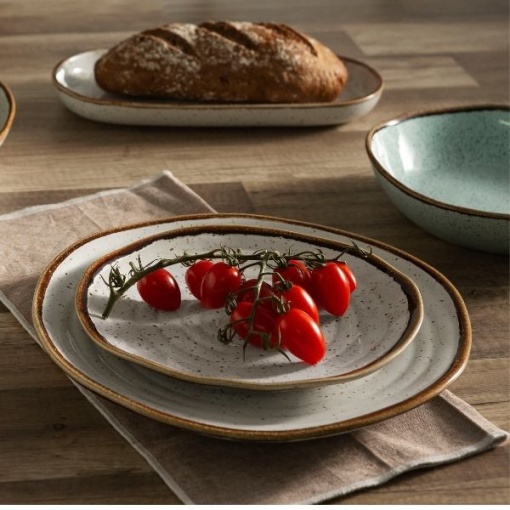 Farfurie plata Rustic Blend White 28cm 27020963 - Img 3