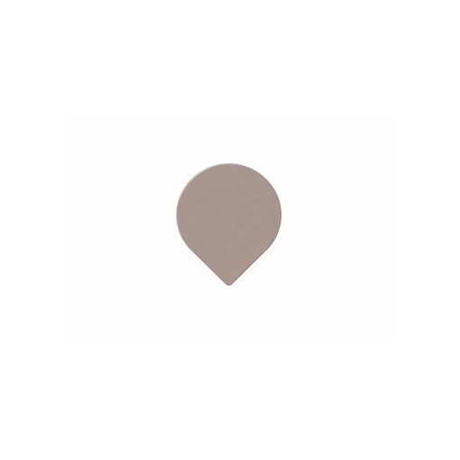 Placemat asimetric pahar doua fete negru/taupe Loto 9x9cm 9151127001 - Img 2