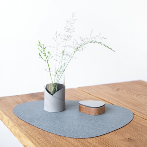 Placemat Curve L Hippo Light Blue 37x44cm 981253 - Img 2