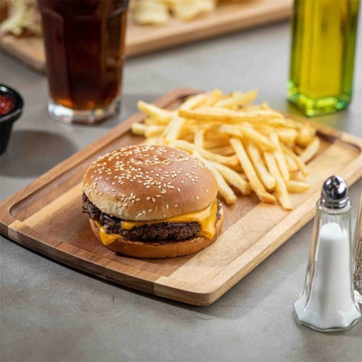 Platou dreptunghiular acacia 28x21cm 12183 - Img 6