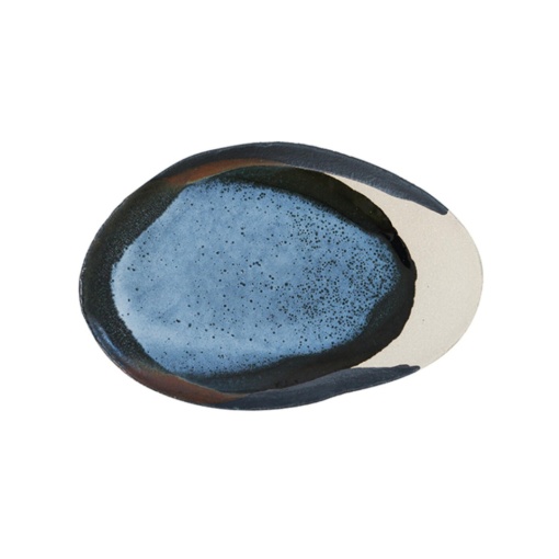 Platou servire oval Wabi Awa 24x16cm JA964570
