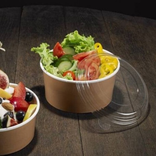 Set 24buc bol salata kraft 15x7,5cm H0759 - Img 2