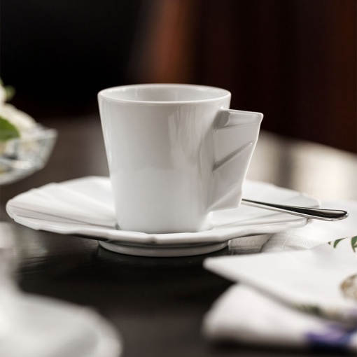 Set ceasca espresso cu farfurie Matrix Glazed 80ml 21117386