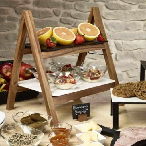 Stand lemn prajituri 38x30x40cm WDS1213 - Img 2