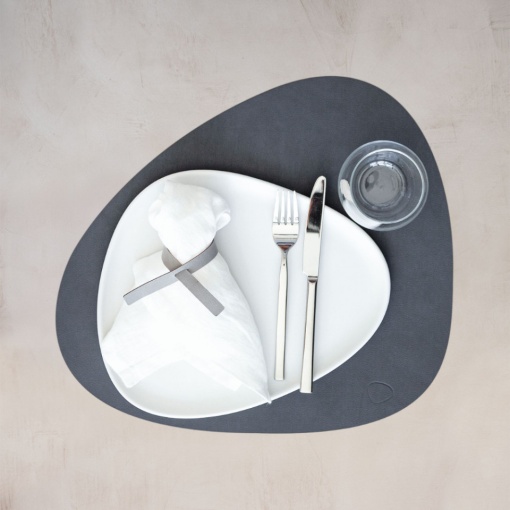 Table mat Curve Anthracite Nupo L 37x44cm 981161 - Img 3