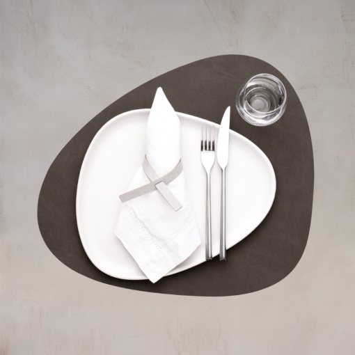 Table mat Curve Caviar Nupo L 37x44cm 991747 - Img 2