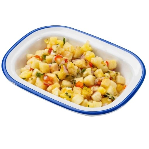 Vas servire dreptunghiular melamina Canteen alb/albastru 540ml 12079EU - Img 2
