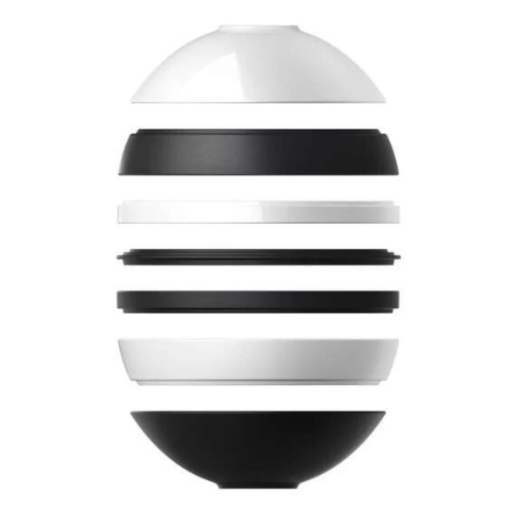 Bol 2 persoane black&amp;white La Boule Iconic 240x240x235cm 10-1665-9095 - Img 2