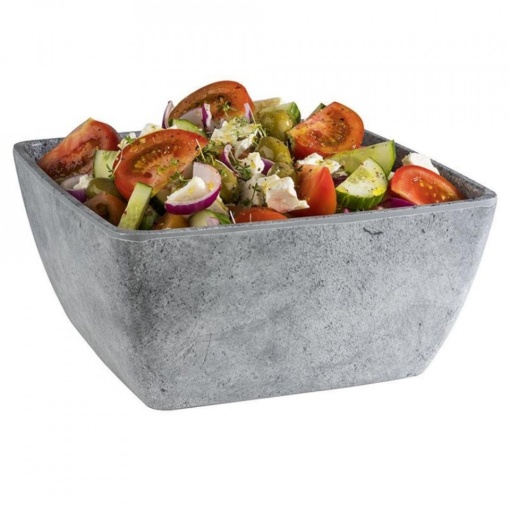 Bol bufet patrat melamina Element 3.8L/25x25cm 84831 - Img 2