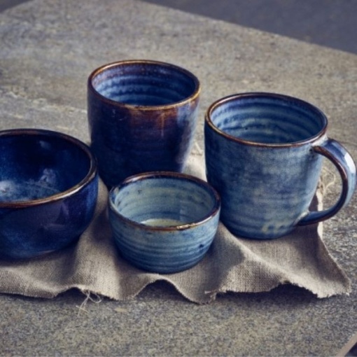 Cana mug Terra Porcelain Aqua Blue 32cl MUG-PBL32 - Img 2