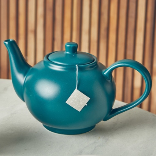 Ceainic portelan Genware Matt Teal 450ml 393945MT - Img 2