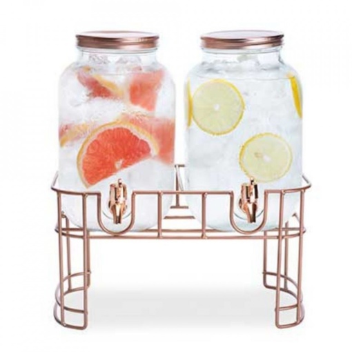 Dublu dispenser cu stand cupru 2X3,5L 5972725 - Img 3