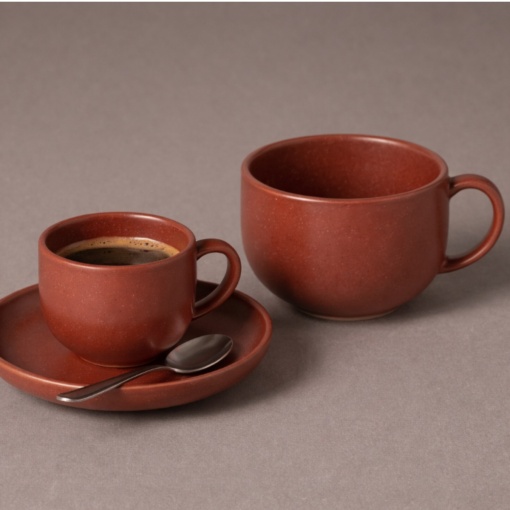 Farfurie ceasca cafea Pacifica Cayenne 16cm SOP162-CAY - Img 2