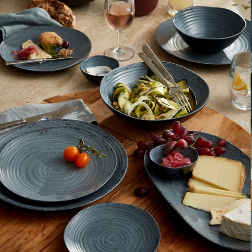 Farfurie desert Pompeii Slate 23cm 7184TM074 - Img 2