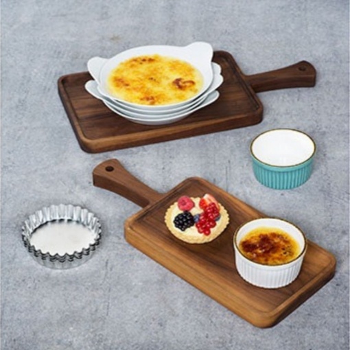 Platou lemn cu maner 28X18X2cm 6181434 - Img 2