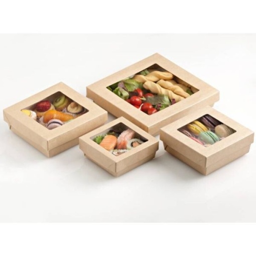Set 25buc cutie cu capac transparent 10x10x4cm H0715 - Img 2