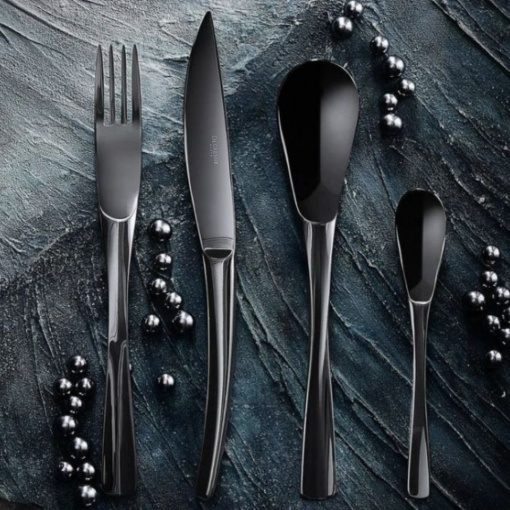 Set servire salata Degrenne XY Black Mirror 30cm 199771 - Img 2