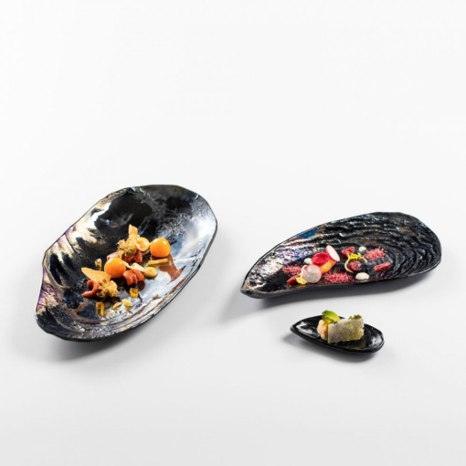 Farfurie shell TELLIN 24cm XGLAS-027 - Img 2