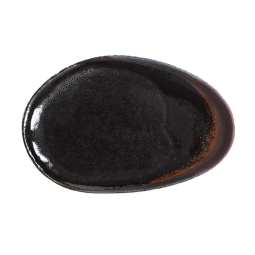 Platou servire oval Wabi Kemuri 25x36cm JA963327