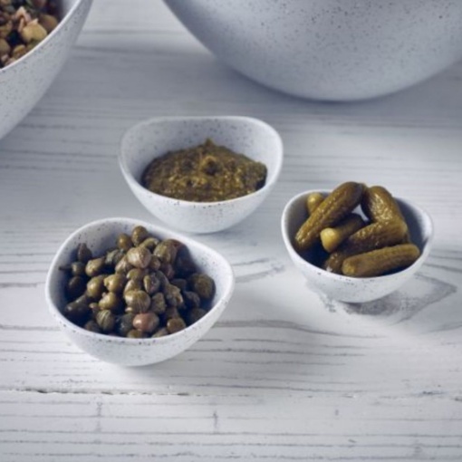 Ramekin triangular melamina alb 70 ml T278-02 - Img 2