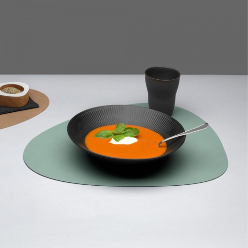 Table mat Curve Pastel Green Nupo L 37x44cm 981902 - Img 2