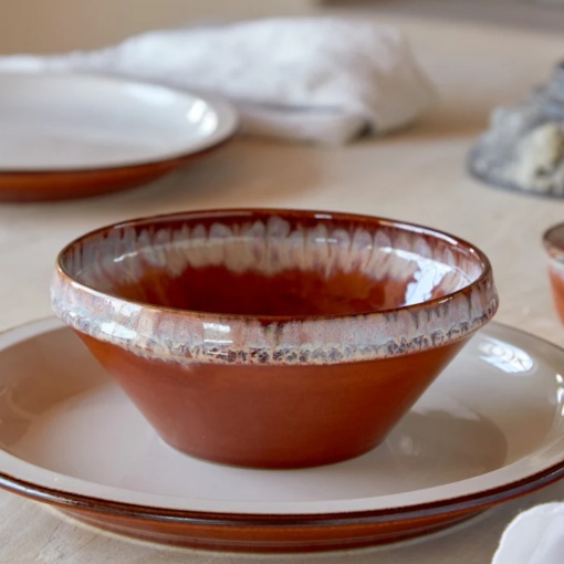 Bol supa Poterie Caramel Latte 17cm 575ml VAS171-LAT - Img 2