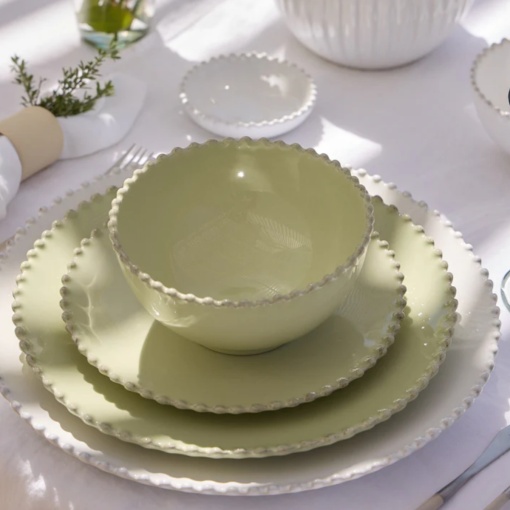Farfurie desert Pearl Lily Green 22cm PEP222-LLY - Img 2