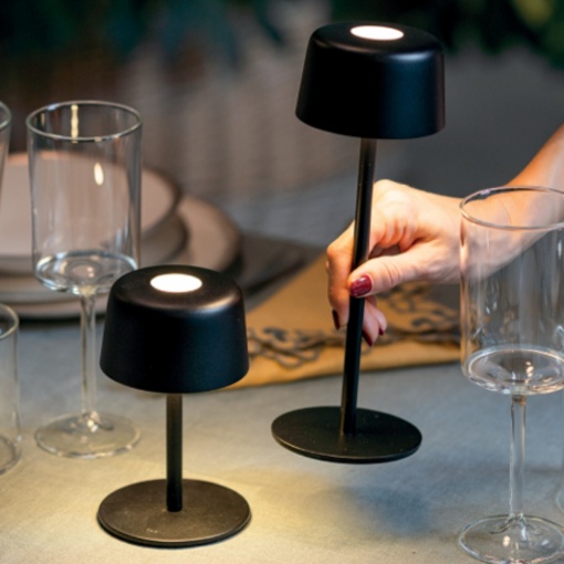Lampa Ailati Black 9x25/9x14cm LD1190D3 - Img 2