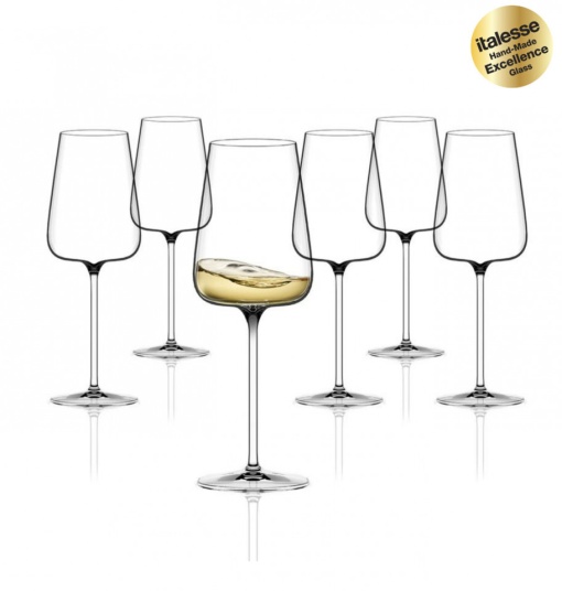 Pahar vin alb hand made ETOILE BLANC, 550ML 3346FG - Img 3