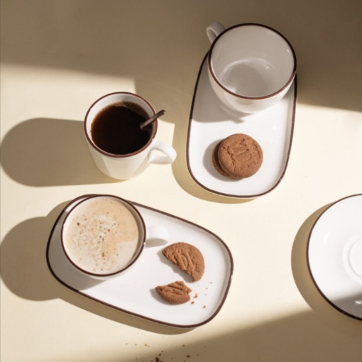 Platou cafea Modest Brown 22x13cm 18001-171322 - Img 2