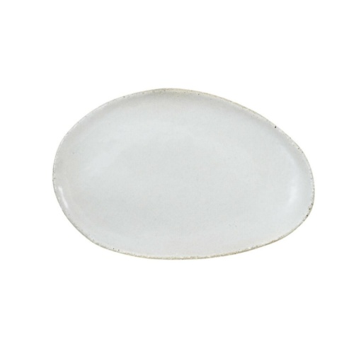 Platou servire oval Wabi Blanc 24x16cm JA964763