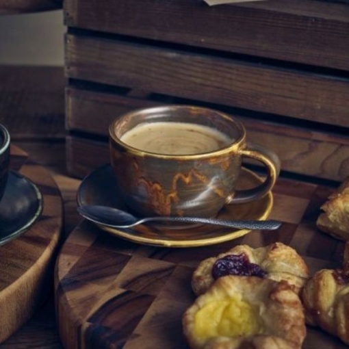Ceasca cafea Terra Porcelain Rustic Copper 28.5cl CUP-PRC28 - Img 2
