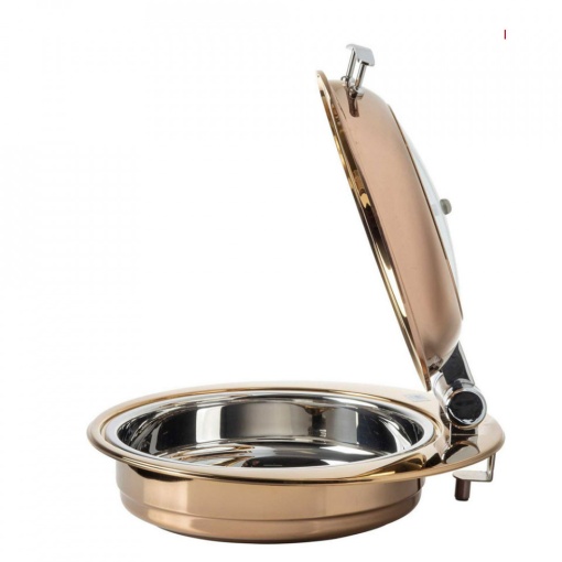 Chafing dish rotund cupru 49cm 4L 10435 - Img 3