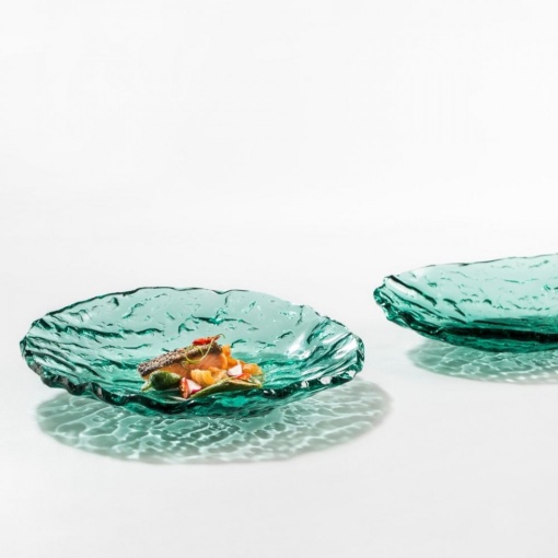 Farfurie adanca ovala MAR GREEN 23x17cm XGLAS-2817V - Img 2